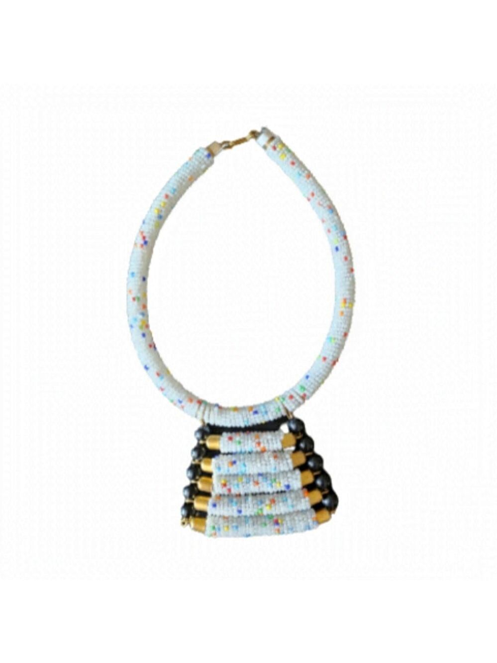Hand craft African Maasai beaded pendant necklace